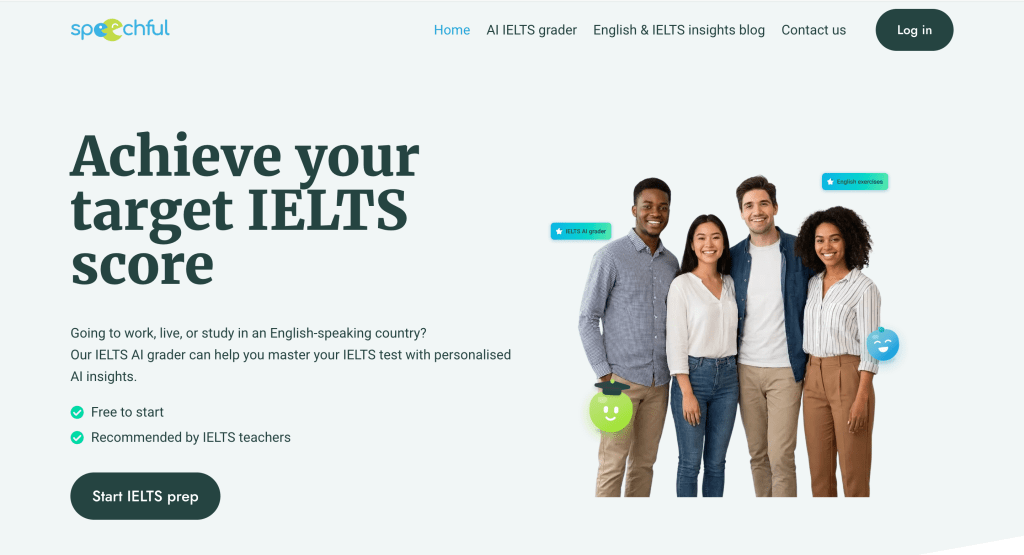 Speechful, best Overall IELTS Malaysia Speaking Practice Tool 